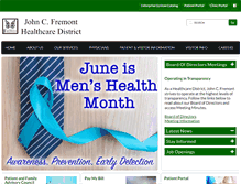 Tablet Screenshot of jcf-hospital.com